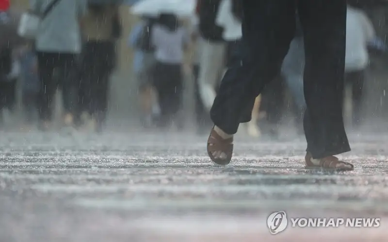 Heavy rain watch issued across parts of South Korea