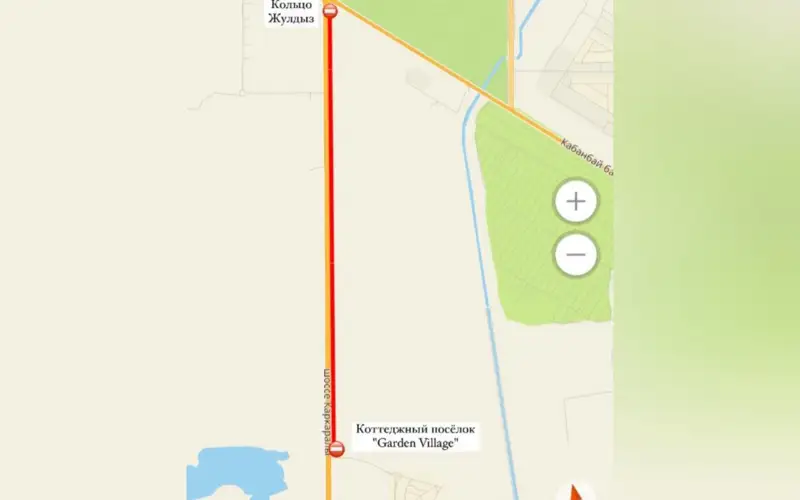 Участок дороги по шоссе Каркаралы частично перекроют в Астане из-за ремонта