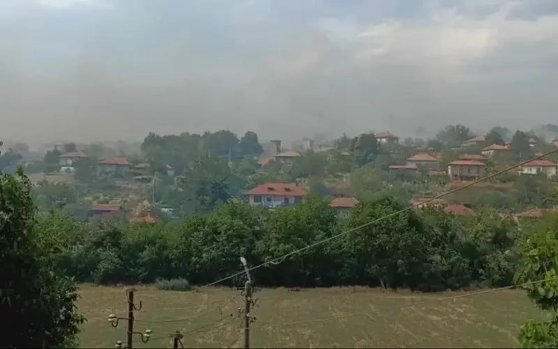 Лесные пожары в Болгарии