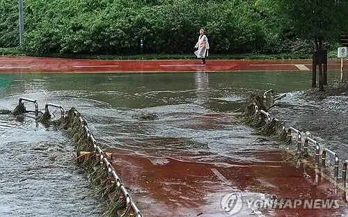 Torrential rain alerts issued in Seoul area, expressways partly closed
