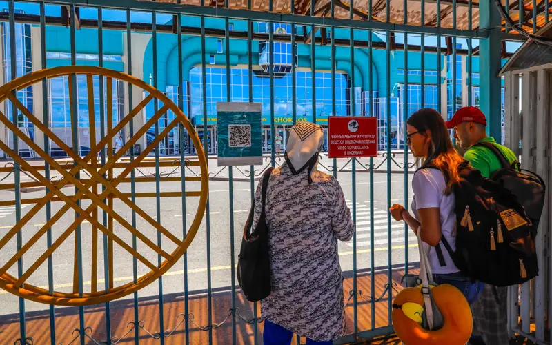 казахстанско-китайская граница МЦПС «Хоргос»