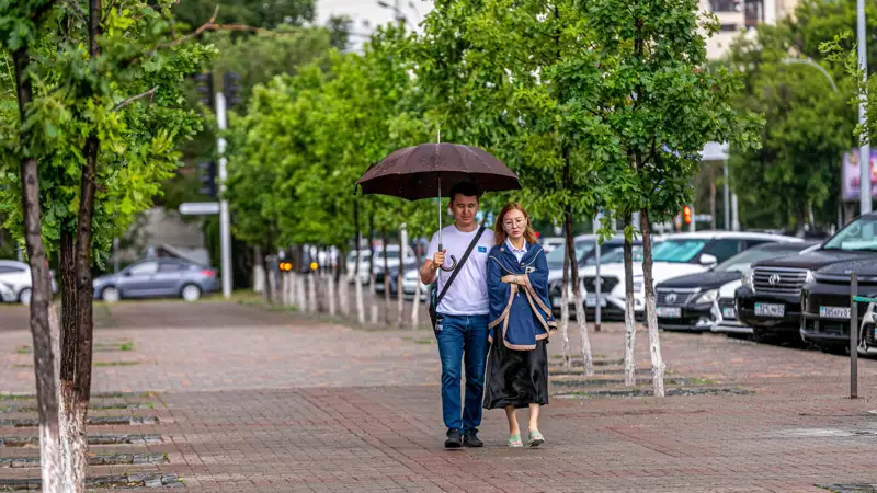 Люди дождь Адамдар жаңбыр погода ауа райы