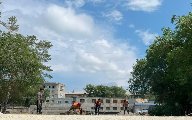 ремонт школы, Павлодар