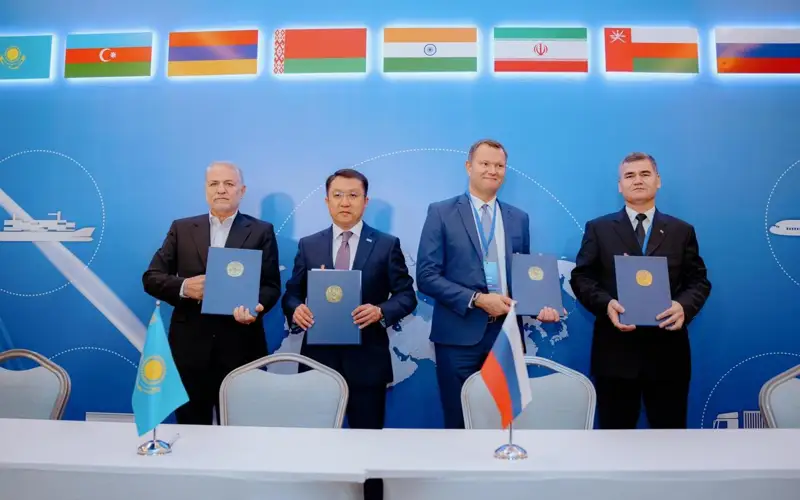 Дорожную карту по развитию потенциала маршрута  коридора «Север — Юг» подписали в Актау 