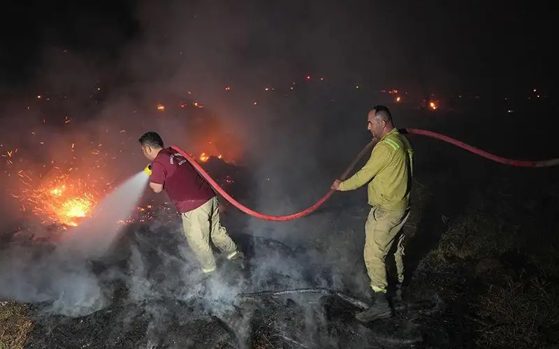 пожар, Измир