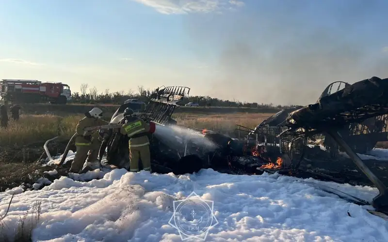Самолет АН-2 разбился в Акмолинской области 