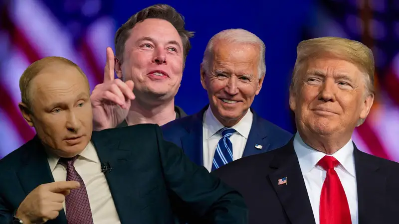 Трамп Ким Чен Ын Путин Илон Маск