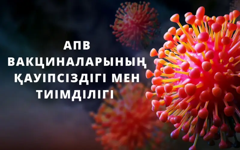 АПВ вакциналарының қауіпсіздігі мен тиімділігі