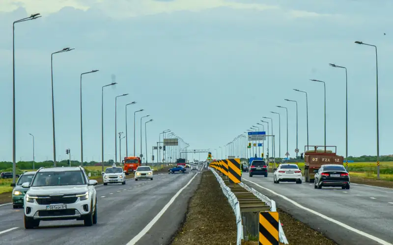 трасса, дорога, машины, көлік, жол