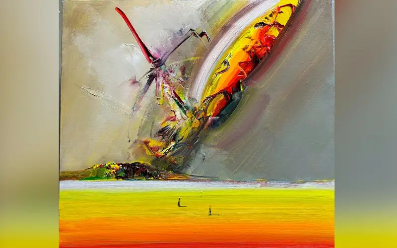 Картина «Байконур» Алпысбая Казгулова