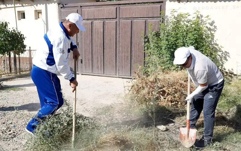 Túrkistanda ekologııalyq aktsııa aıasynda jalpyhalyqtyq senbilik ótti 