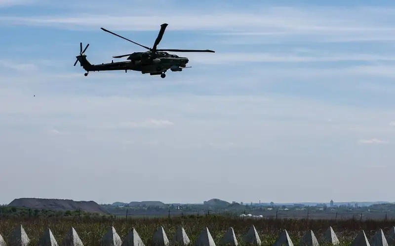 MI-28 helicopter crashes in Russia