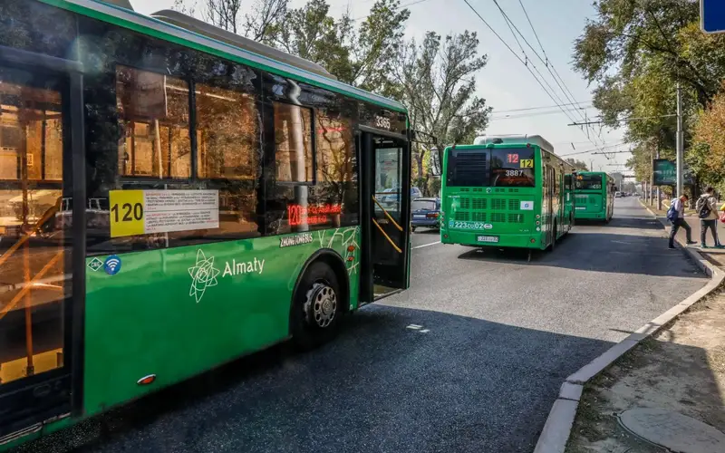 Алматы, автобусы, транспорт