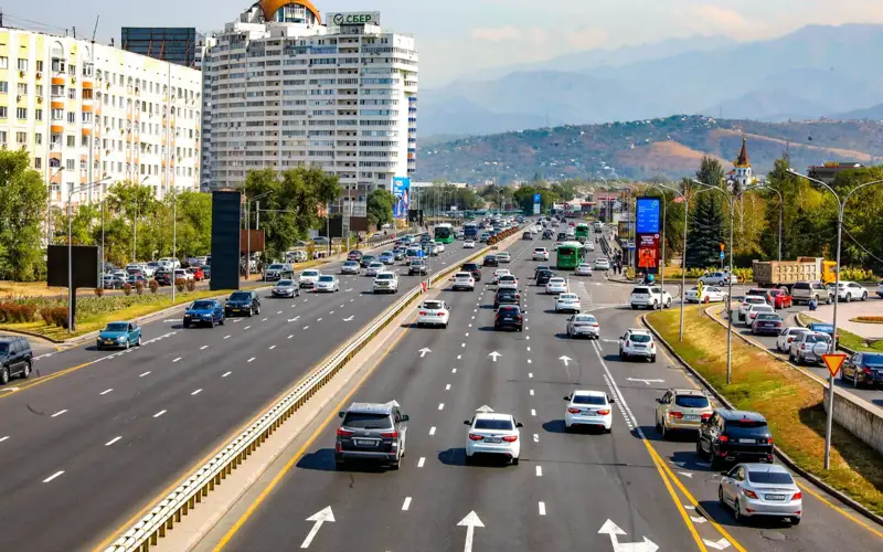 Алматы, дорога, авто