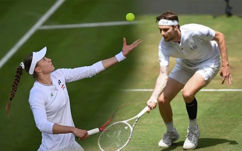 Елена Рыбакина и Александр Бублик