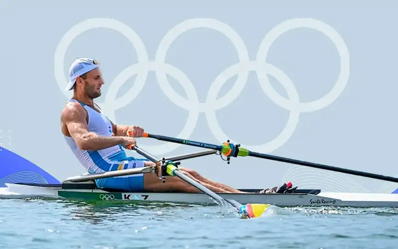 2024 Olympics: Vladislav Yakovlev 5th in men's single sculls heats