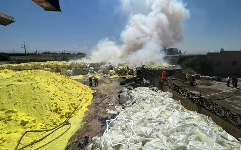 Пожар в Шымкенте потушен — 10 человек обратились за медицинской помощью