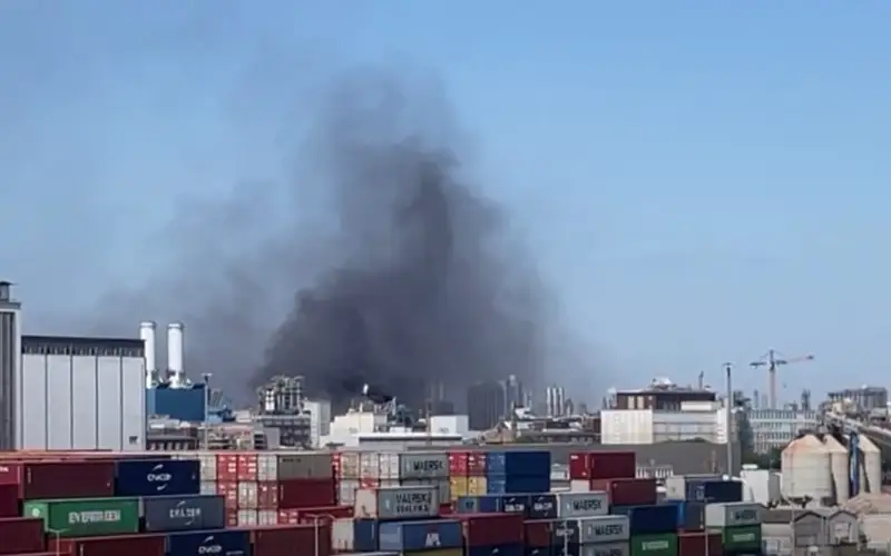 завод BASF пожар германия