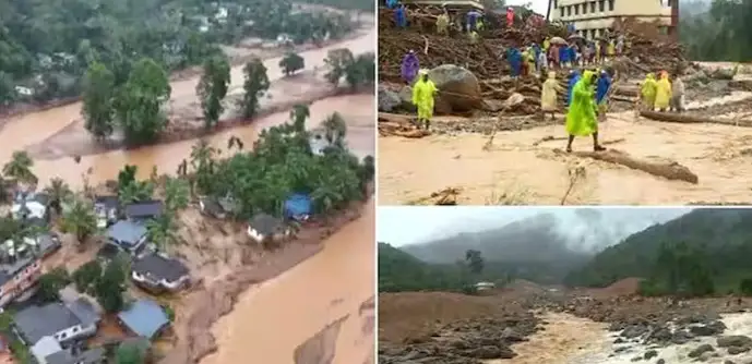 индия оползень