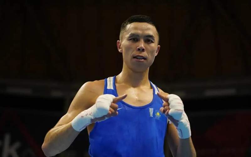 Kazakhstani boxer Saken Bibossinov Kazakhstani boxer Saken Bibossinov