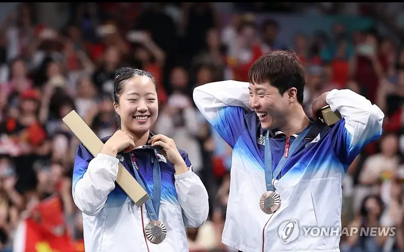 S. Korea claims 1st table tennis medal in 12 years, adds bronze in judo
