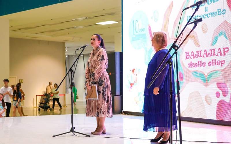 Выставку «Дети и искусство» открыли в Нацмузее РК «Дети и искусство»