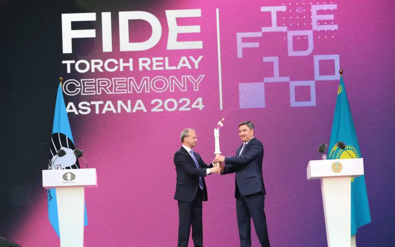 Astanada shahmat Olımpıadasynyń alaýy jaǵyldy