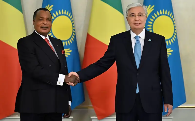 Касым-Жомарт Токаев и Дени Сассу-Нгессо