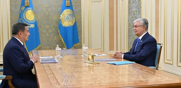 Мемлекет басшысы Ақмола облысының әкімі Марат Ахметжановты қабылдады