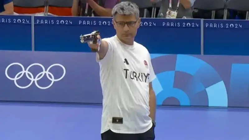 Turkish shooter Yusuf Dikeç