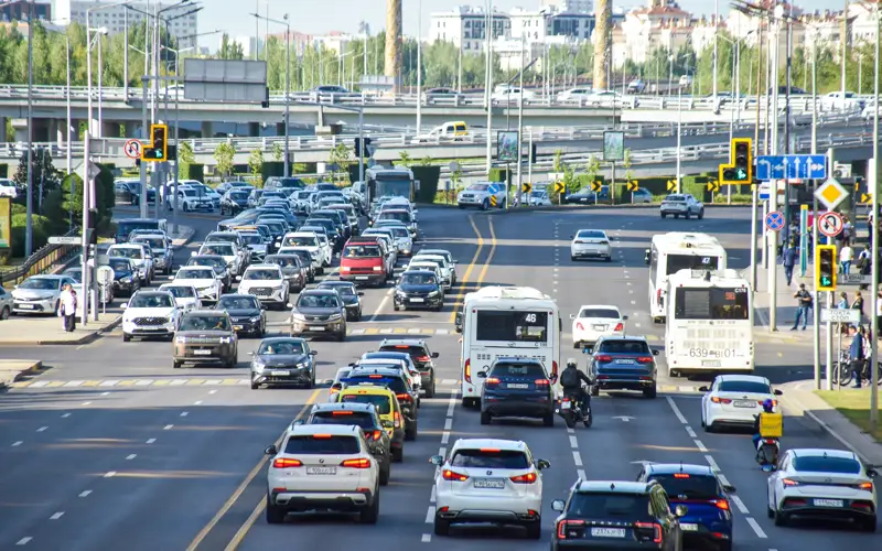 дорога, пробки, автомобили, ремонт дорог, жол, көлік, жол жөндеу