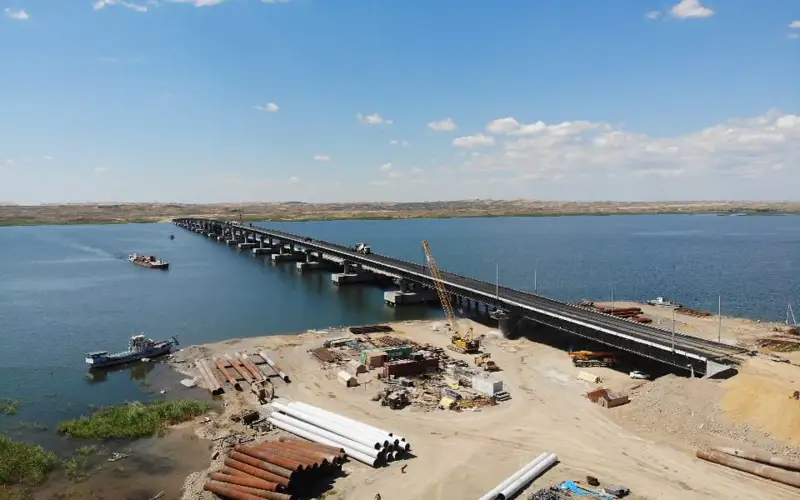 Бухтарминское водохранилище, мост