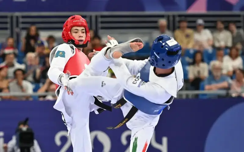 2024 Olympics: Kazakh Samirkhon Ababakirov loses his first clash in Taekwondo Men’s -58kg