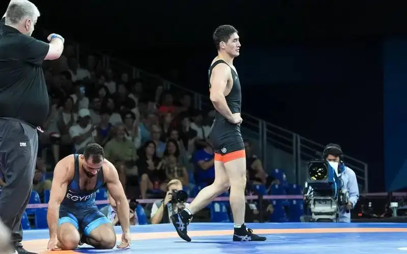 2024 Olympics: Kazakh wrestler Tursynov advances to Wrestling - Men's Greco-Roman 87kg quarterfinals