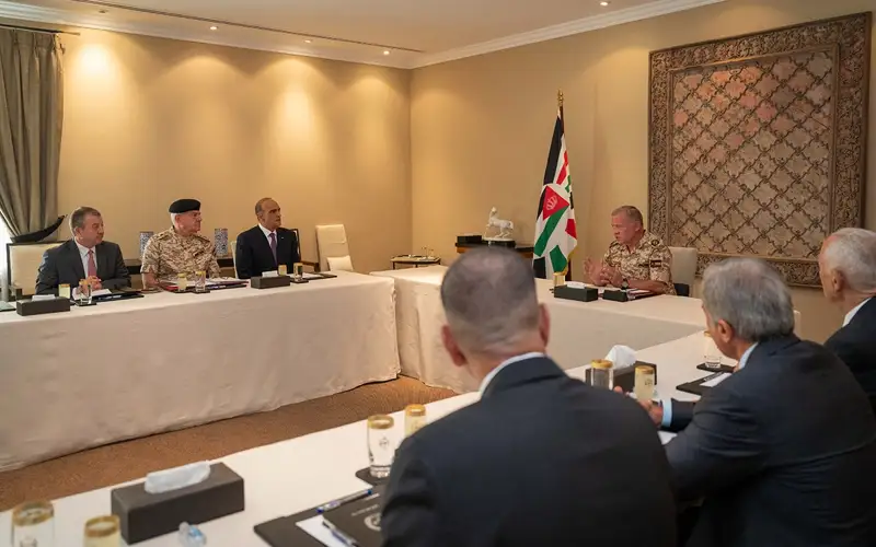 Jordanian King chairs National Security Council meeting