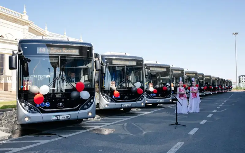 20 новых автобусов пополнили автопарк Атырау