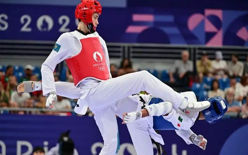 2024 Olympics: Kazakh Samirkhon Ababakirov loses his first clash in Taekwondo Men’s -58kg