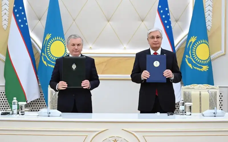 Presidents of Kazakhstan and Uzbekistan