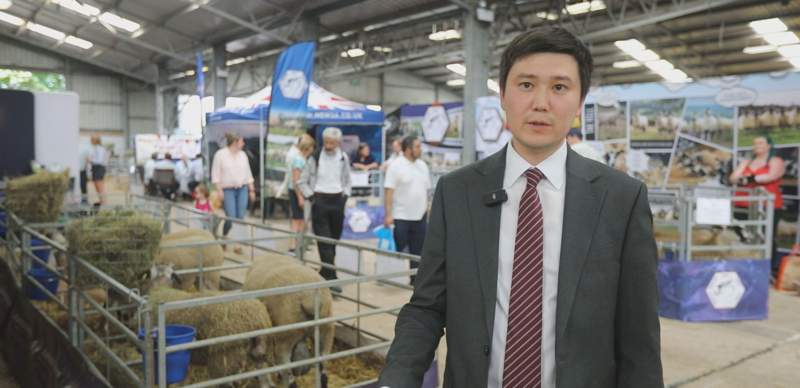 Kazakh farmers participate in UK sheep farming exhibition Kazakh farmers participate in UK sheep farming exhibition