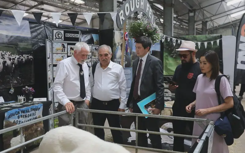 Kazakh farmers participate in UK sheep farming exhibition
