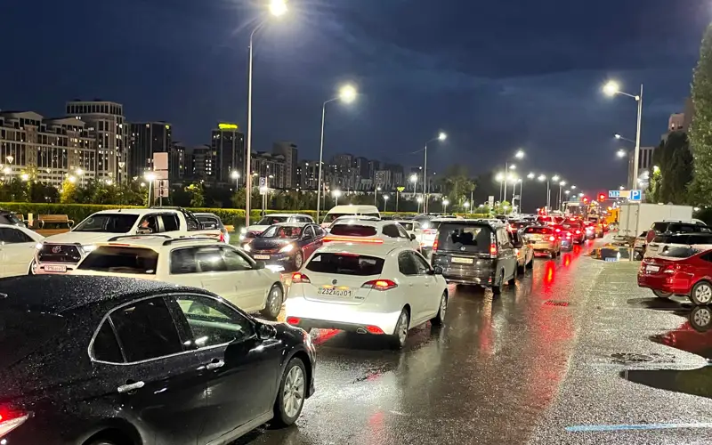 авто, пробки, Астана