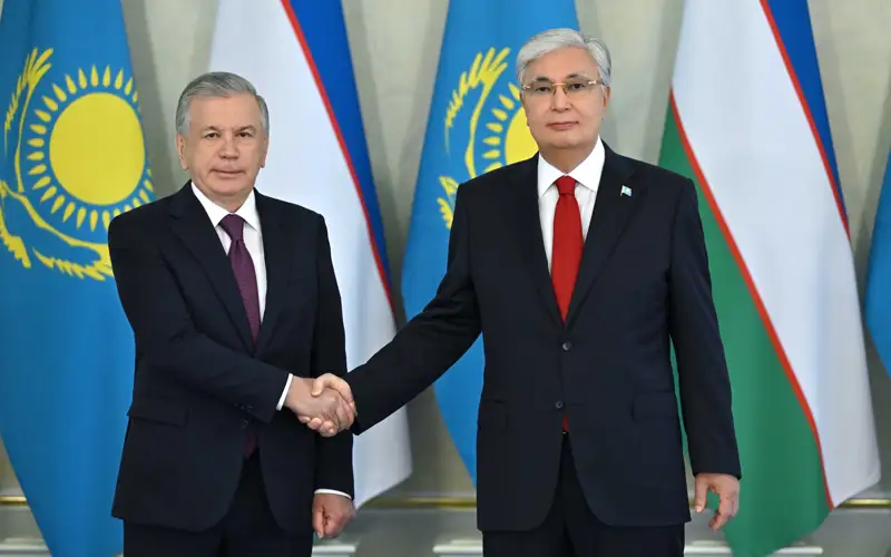 Kazakh, Uzbek presidents hold closed-door negotiations in Akorda 
