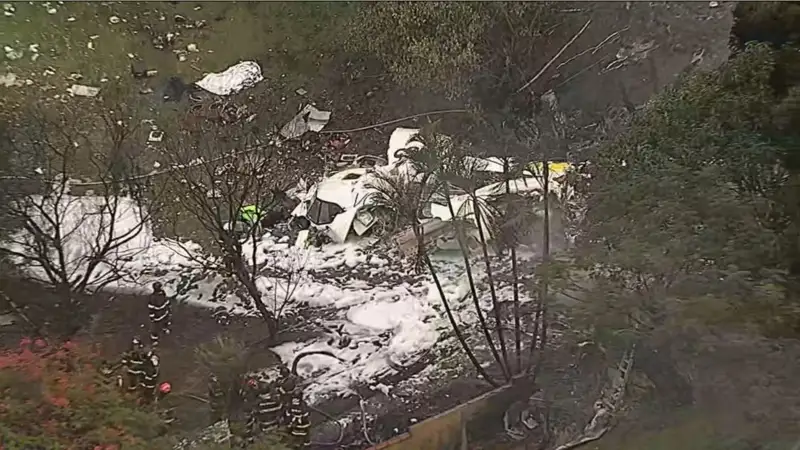 пассажирский самолет разбился в Бразилии