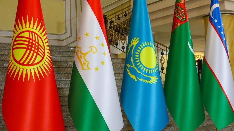 Флаги страны Центральной Азии Орталық Азия елдер тулары