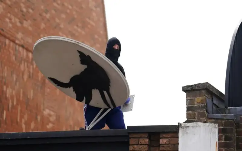 В Лондоне украдена арт-работа Бэнкси