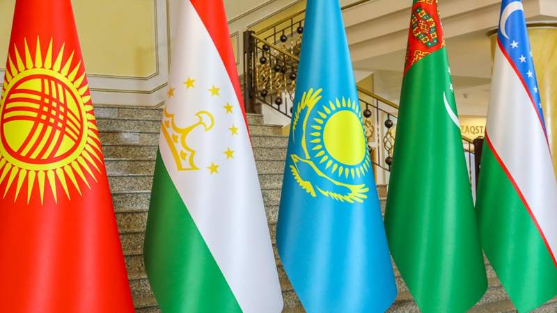 Флаги страны Центральной Азии Орталық Азия елдер тулары