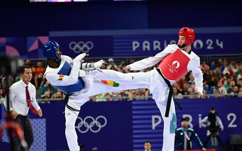 Kazakh taekwondoka advances to 1/8 finals at Olympic Games 2024