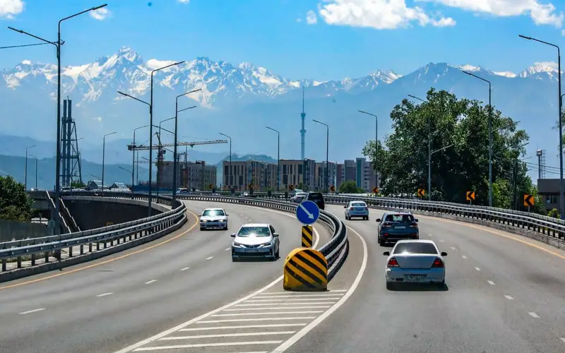 Алматы, дорога, авто
