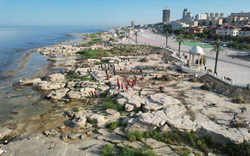 «Таза Қазақстан» жители Мангистауской области очистили от мусора побережье и дно Каспия «Таза Қазақстан»