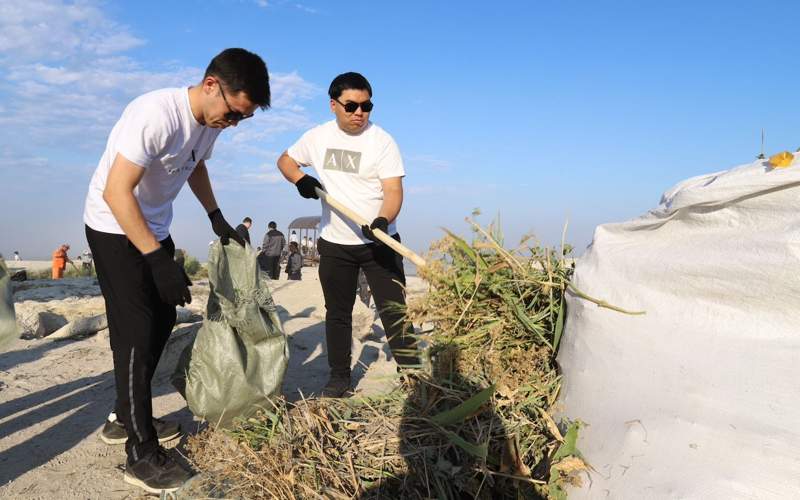 «Таза Қазақстан» жители Мангистауской области очистили от мусора побережье и дно Каспия «Таза Қазақстан»